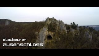 preview picture of video 'Blaubeueren Rusenschloss 4K | DJI Phantom 2 | GoPro Hero 4 Black'
