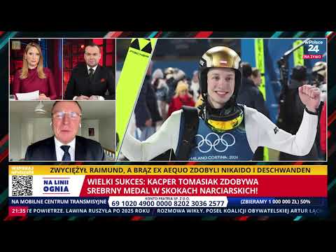 Wielki sukces! Kacper Tomasiak zdobywa medal w skokach narciarskich! Na Linii Ognia 09.02.2026