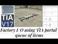 Factory IO Tutorial Queue Of Items TIA PORTAL S7 1200 PLC