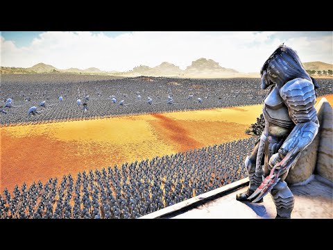 PREDATORS vs 4 MILLION Xenomorph Queen & Her Army! -  Ultimate Epic Battle Simulator 2 | UEBS 2