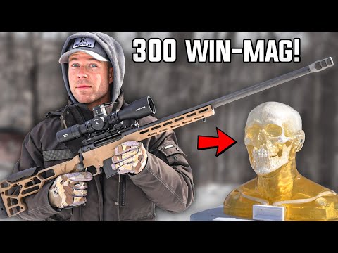 How DEADLY is the 300 Win Mag?? (Secret Service Sniper Caliber)