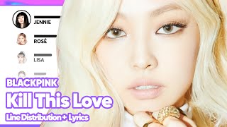 Download lagu BLACKPINK - Kill This Love (Line Distribution with Color-Coded Lyrics) mp3