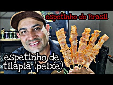 ESPETINHO DE PEIXE (TILÁPIA)