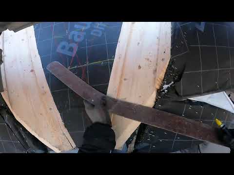 Kehlbrett für Schieferkehle einbauen - Schieferdach in Weil der Stadt