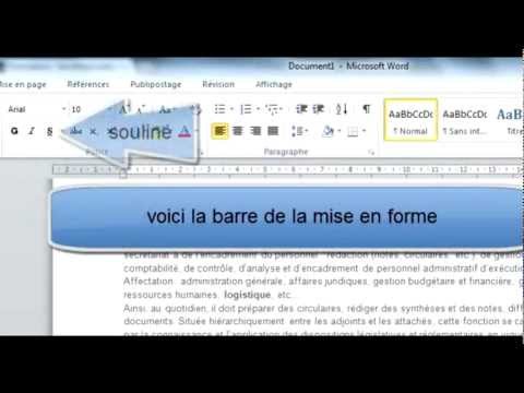 comment traiter un tableau sur word