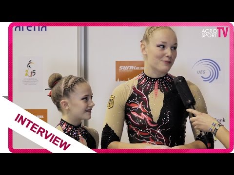 Interview with Dierich, Langenmayr - Germany - Women´s pair - Senior - European Championship 2015