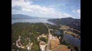 preview picture of video 'Sagle Idaho, Fly Over the Town With Us'