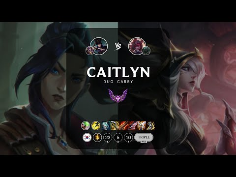 Caitlyn ADC vs Xayah - KR Master Patch 13.5