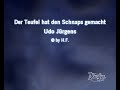 Udo Jürgens - Der Teufel hat den Schnaps gemacht