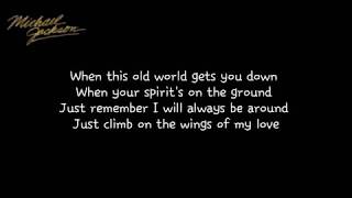 Michael Jackson - Wings Of My Love (Lyrics)