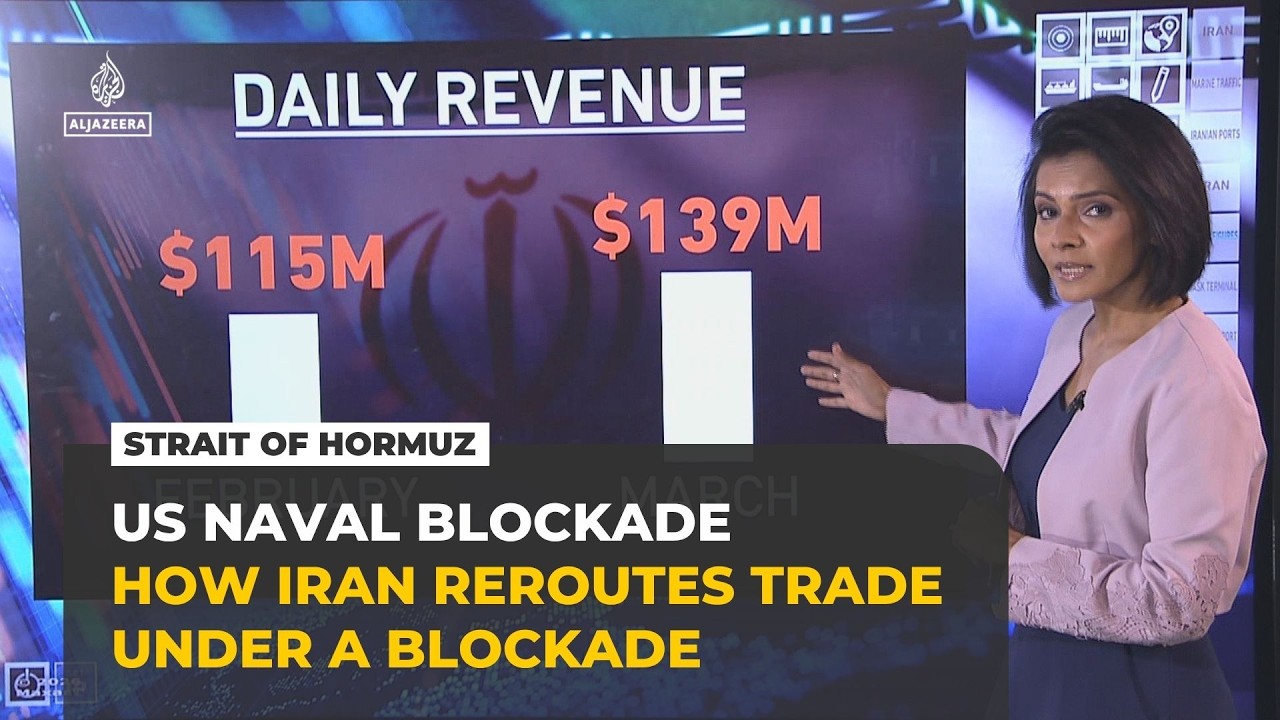 How Iran reroutes trade under a US naval blockade in the Strait of Hormuz