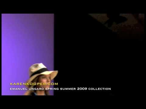 Esteban Cortazar for Emanuel Ungaro Spring Summer 2009 Show by Karen Kooper