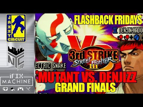 [ Street Fighter 3S ] Flashback Fridays - Grand Finals - Mutant vs Denjizz (1080p/60fps)