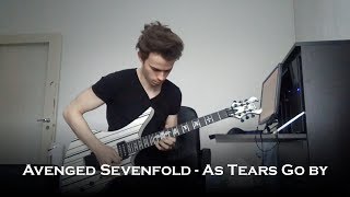 Avenged Sevenfold - As Tears Go By (Guitar Cover + Solo)