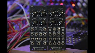 Video thumbnail for Erica Synths Black Ring -Xfade and Black Dual ASR EG in action ( no talking ) by Dziam Bass