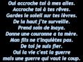 Soprano - Accroche toi a mes ailes (paroles)