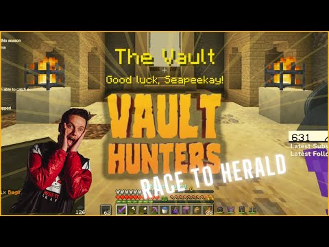 Race to Herald! Seapeekay's EPIC Vault Hunters SMP Day 1