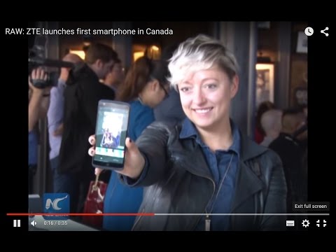 RAW: ZTE launches first smartphone in Canada