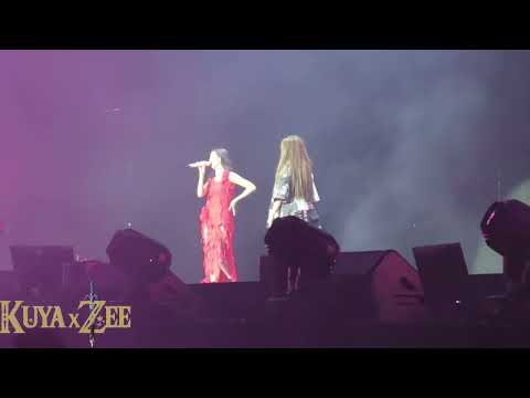 JISOO does a cover of Liar with Camila Cabello during the BLACKPINK BORN PINK WORLD TOUR in LA.