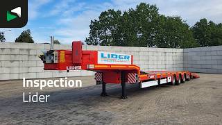 Nieuw Lider Yar? r&ouml;mork 3 axles New 1xSteering 1x Liftaxle Ramps dieplader oplegger | Foto 4 - Autoline