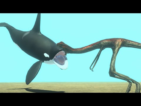NEW UPDATE ORCA vs STICKMAN Units (Aquatic and Dinosaurs) Animal Revolt Battle Simulator