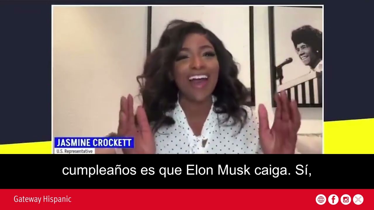 Rep Jasmine Crockett asks activists to take down Tesla and Elon Musk on her birthday