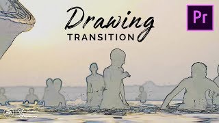 DRAWING TRANSITION EFFECT - Premiere Pro Tutorial (2019)