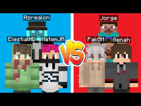 ElestialHD -  COMPETITION AMONG YOUTUBERS!  Whoever Finishes Minecraft First WINS!