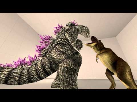 [SFM] Godzilla and T-Rex
