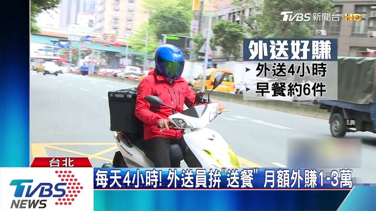 每天4小時!外送員拚「早餐市場」月額外賺1到3萬