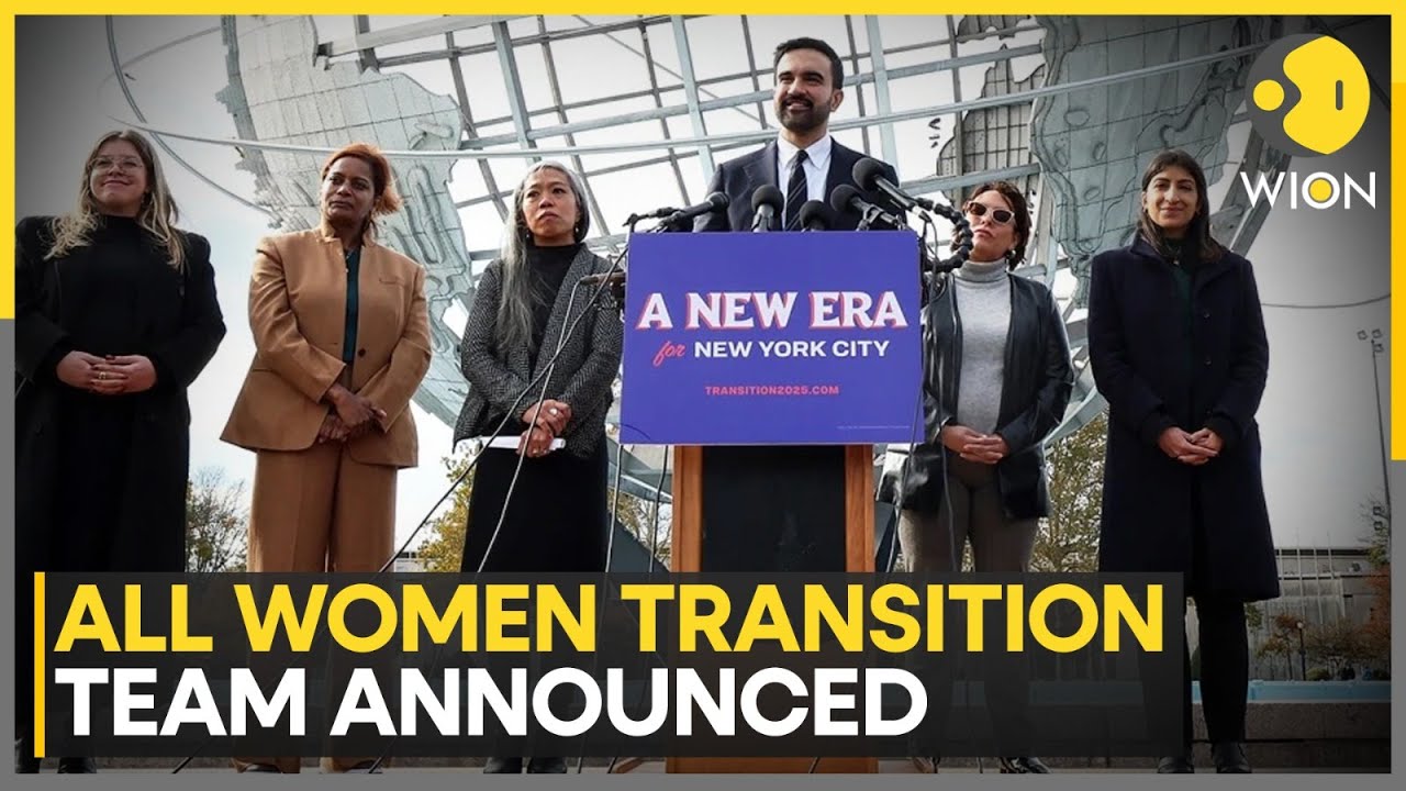 Zohran Mamdani Announces an All-female Transition Team After NYC Mayoral Election Win | WION