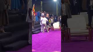 apostle Michael orokpo arrives at commanding the future conference pastor Robert kayanja