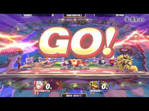 WBB 95  Twanonite (Cloud, Bayo) vs Chaos (Bowser)  Round Robin Pool 2   Smash 4 Singles