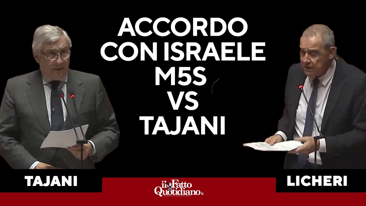 “Avete calpestato la dignità dell'Italia”: Tajani salva l'accordo con Israele, Licheri lo gela