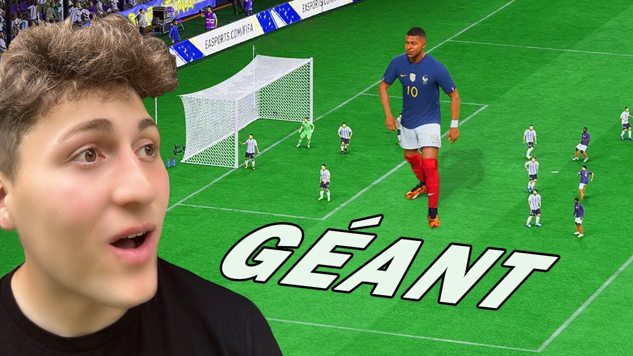 JE FAIS DE MBAPPE UN GÉANT ! (Il met un arc-en-ciel en final de coupe du monde😲)