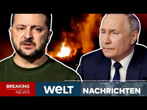 PUTINS KRIEG: Ukraine schlägt zurück! Massive Raketenangriffe! Explosionen auf der Krim I NEWSSTREAM