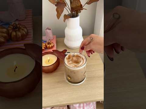 fall is here🍂 #fallmorning #morningroutine #fall #autumn #asmr #aesthetic #cozyseason #pumpkinchai