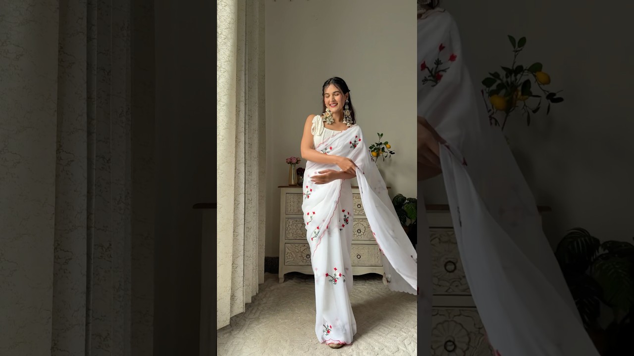 Meesho farewell saree🌹❤️||Swati Rathi #farewell #saree #meesho