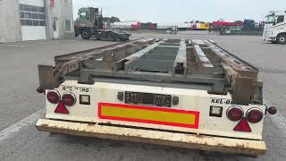 Kel-Berg Transfer trailer / Abrollanh&auml;nger container chassis trailer | Image 4 - Autoline
