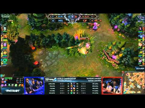 Millennium vs CJ Entus Frost Quarterfinal game 2 IEM World Championship 2013 FULL GAME