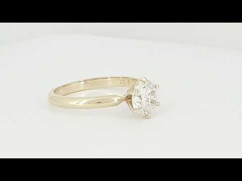 A video of 1 Carat Diamond Ring (Natural Diamond) - Excellent Visibility