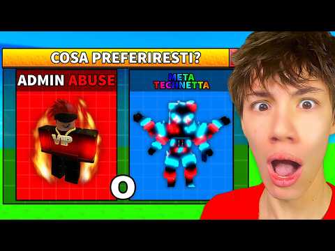 COSA PREFERIRESTI ESTREMO su SCAPPA dallo TSUNAMI PER BRAINROT!