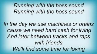 Generation X - Running With The Boss Sound Lyrics