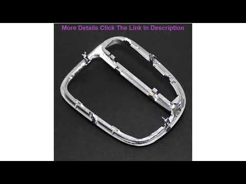 Review Chrome ABS Car Center Bezel Gear Shift Box Cover Edge Panel Trim Frame Decoration fit for Be