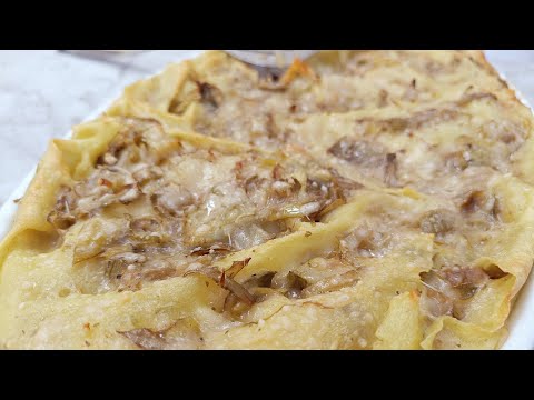 Artichoke lasagna ........ vegetarian!!!