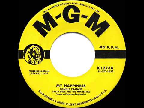 1959 HITS ARCHIVE  My Happiness   Connie Francis