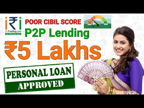 Peer to Peer Lending | Get ₹5 Lakh personal loan | Poor CIBIL SCORE Get a Loan hindi.. Video