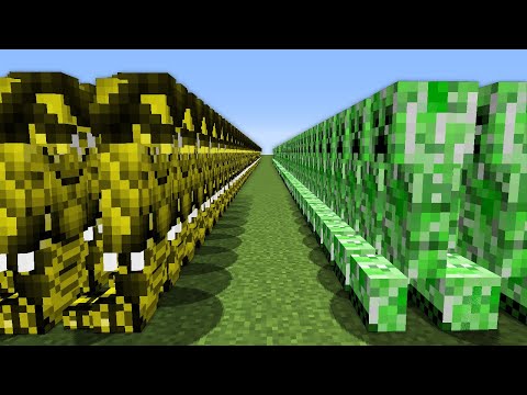 YILAN ORDUSU VS CREEPER ORDUSU 😱 - Minecraft