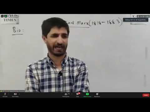 CSS POLITICAL SCIENCE LECTURE 08 KARL MARX PART 1 SIR ALI NAQVI