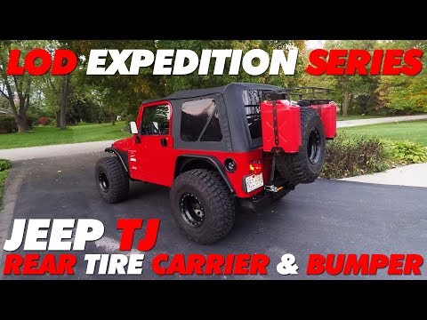 Jeep TJ LOD Rear Bumper & Tire Carrier